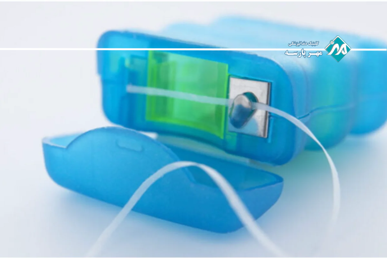 نخ دندان آبی یا نخ دندان معمولی